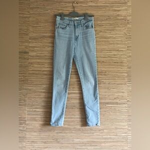 LEVI'S 721 High Rise Skinny Light Blue Women's Jeans Size W28 L30